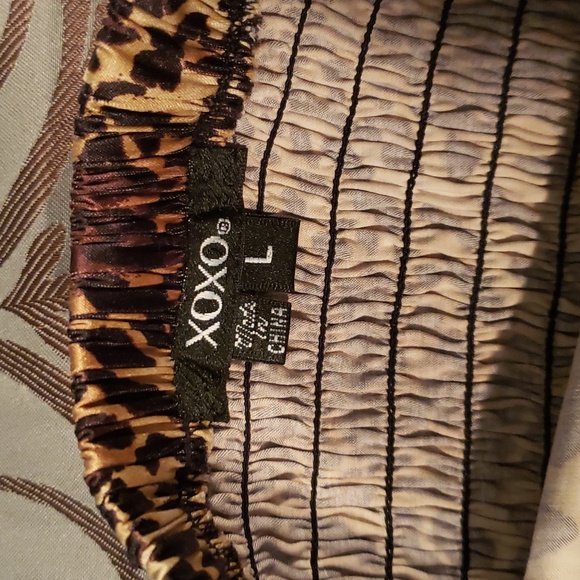 Xoxo Strapless leopard top - Picture 4 of 5